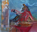 KatNr 157&nbsp;&nbsp; Clemens Kaletsch "UEBERHAENGEND". 1989.