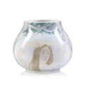 KatNr 703 Vase mit Eva und Schlange. Theodor Grust (Form) und Marianne Høst (Dekor, zugeschr.) für Meissen. 1899–1902.