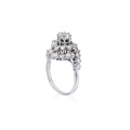 KatNr 780 Großer Brillant-Blütenring (ca. 3,3 ct).