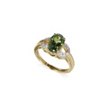 KatNr 826&nbsp;&nbsp; Diopsid-Solitärring (ca. 2,4 ct).