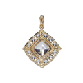 KatNr 756 Carré-förmiger Collieranhänger mit Morganiten (ges. ca. 5.5 ct).