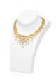 KatNr 751&nbsp;&nbsp; Gold, Cultured Pearl and Diamond Necklace and Pair of Pendant-Earclips