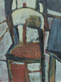 KatNr 119&nbsp;&nbsp; Andreas Bliemel "Stuhl". 1991.