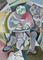 KatNr 147&nbsp;&nbsp; Günter Horlbeck "Suppenesser". 1980.